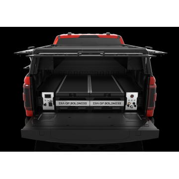 Gaveta de caminhonete com eletricidade e bomba d'água